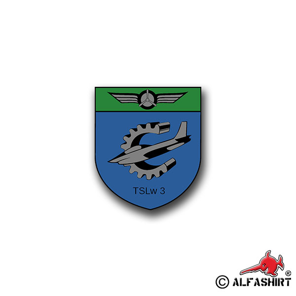 Sticker TSLw 3 Technical School Luftwaffe Faßberg 6x7cm A1183