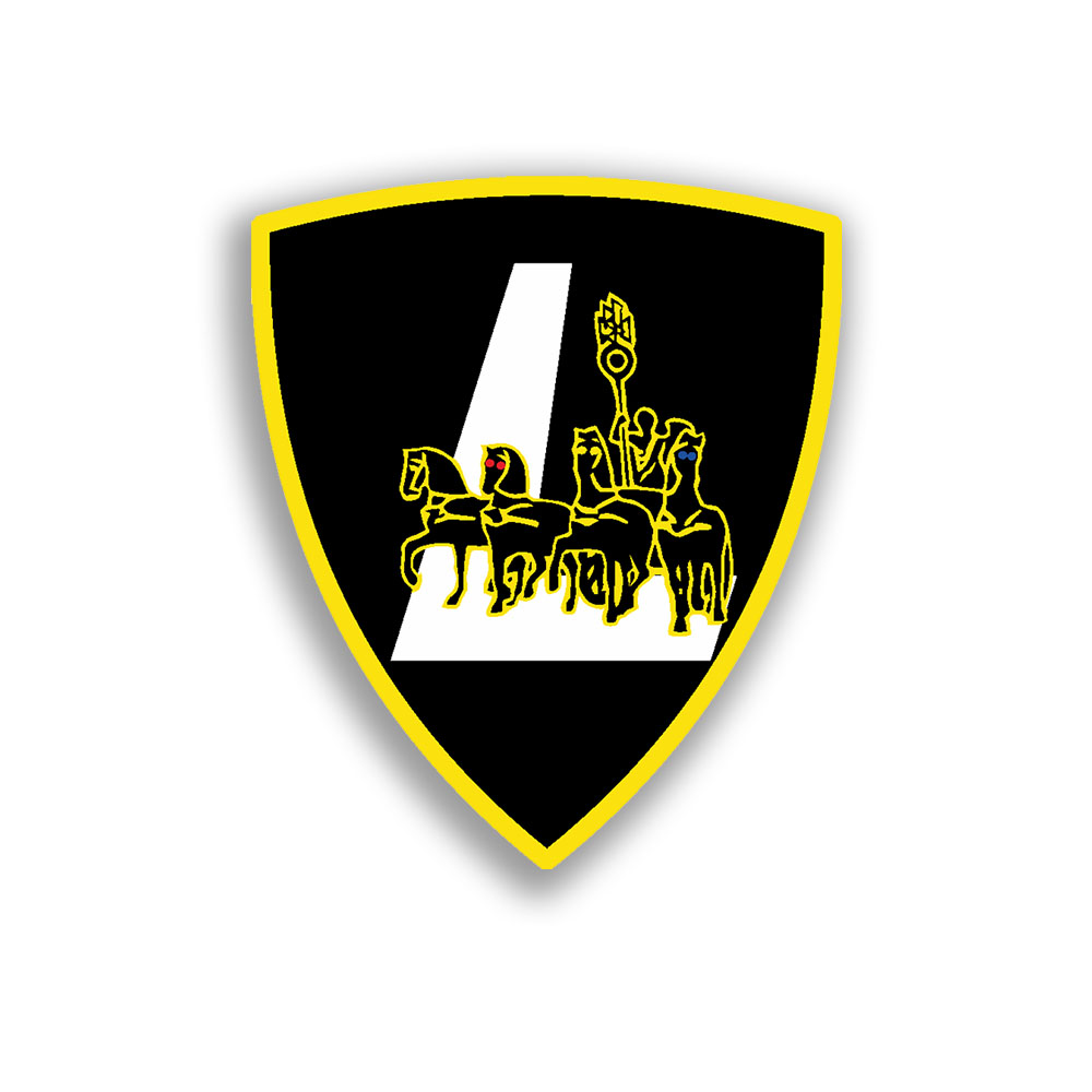 Sticker 3 PzLehrBtl 93 Panzer Lehr Battalion Army BW Coat of Arms 6x7cm A1602