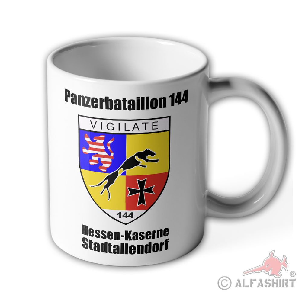 Tasse Panzerbataillon PzBtl 144 Hessen-Kaserne Stadtallendorf Hessen #43525