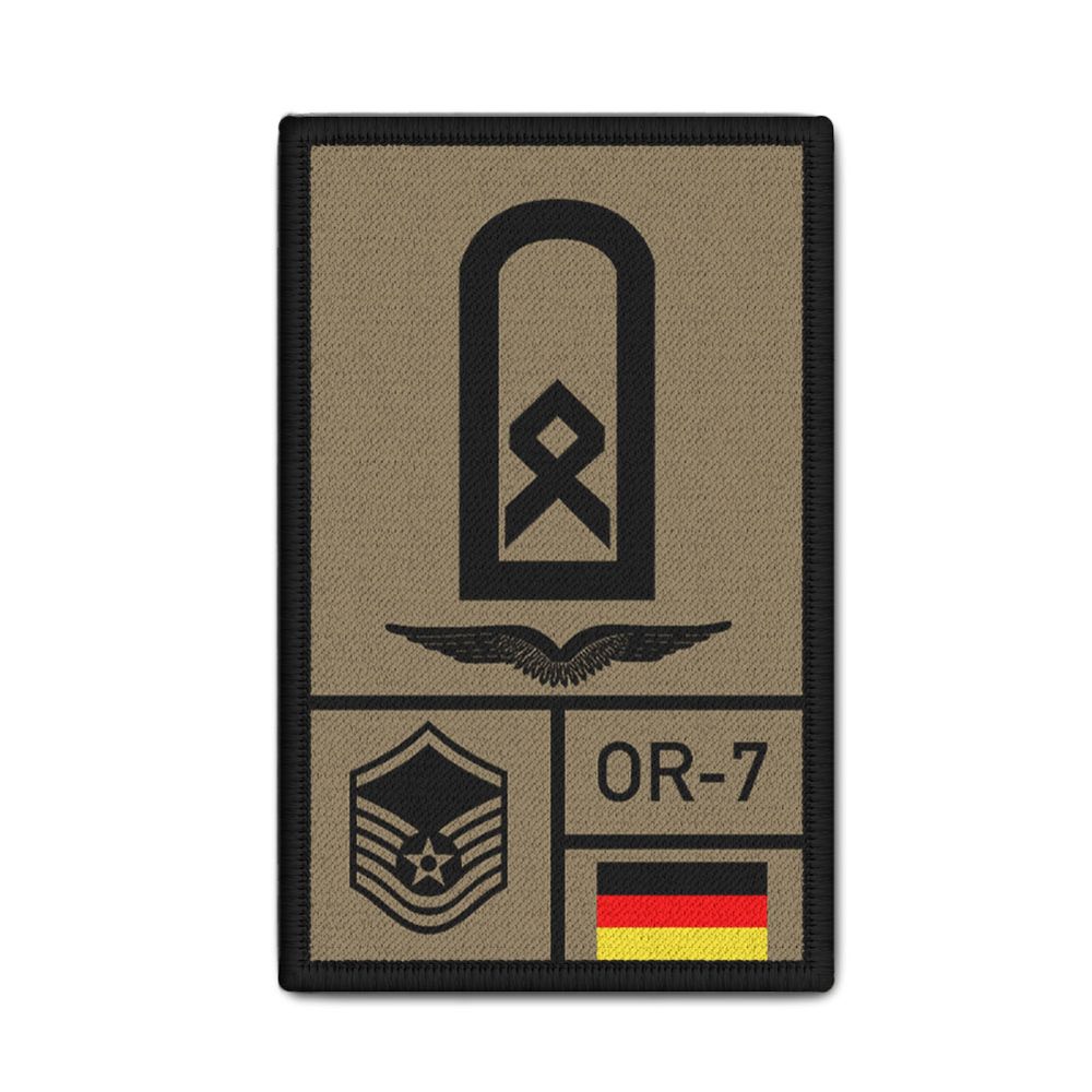 Rank Patch Bundeswehr Heer Luftwaffe Marine Sand #BW-Patch