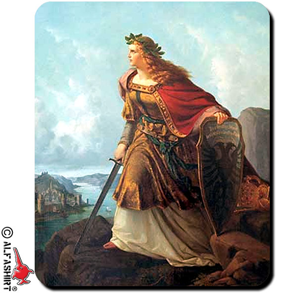 Germania Germanen Göttin Preußen Deutschland Kaiserreich Wache Mauspad #16204
