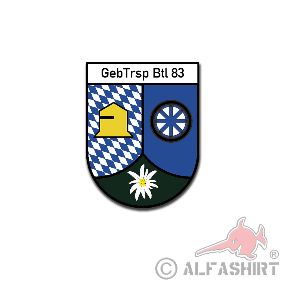 Geb TrspBtl 83 Kümmersbruck Gebirgstransportbataillon Schweppermann 7cm #A5758