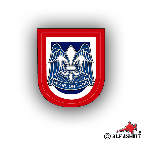 Sticker 82nd Airborne Division Beret Sign Airborne 7x6cm A1284