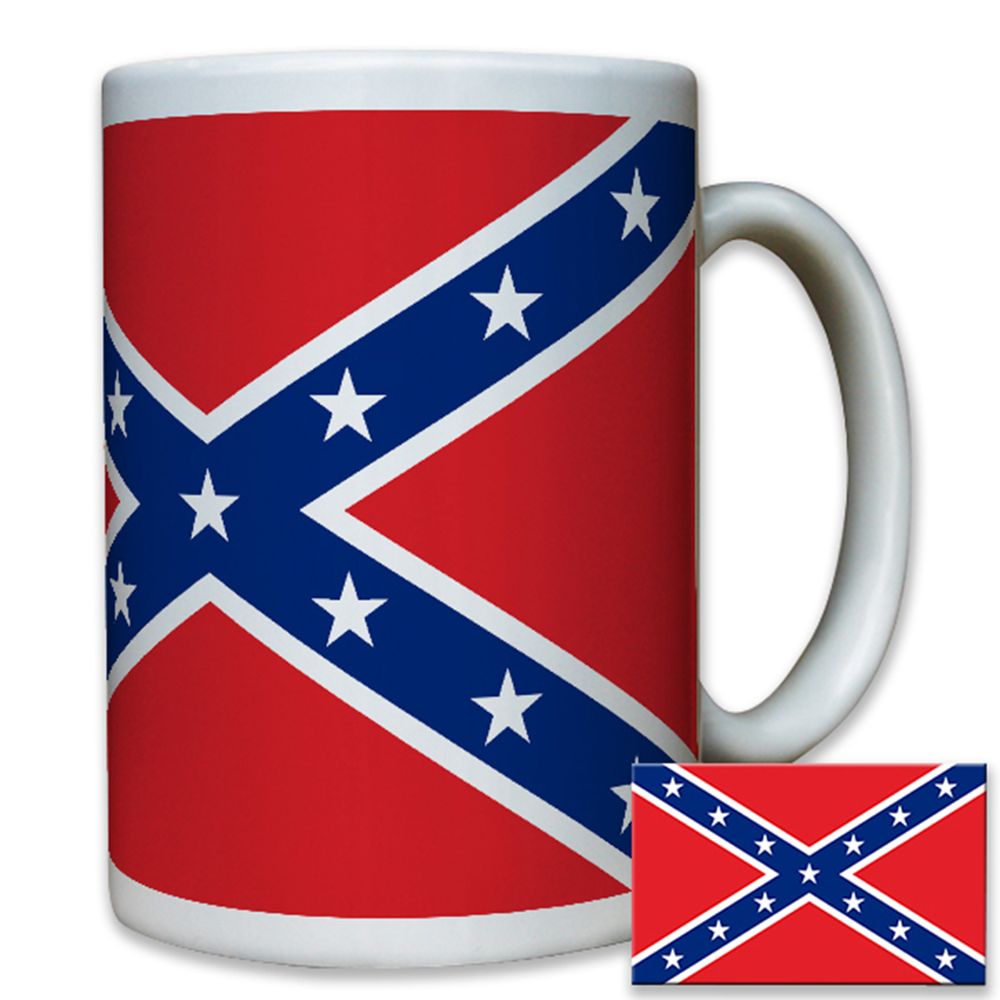 Tasse Louisiana secession US United States Confederate Wappen Flagge #8505