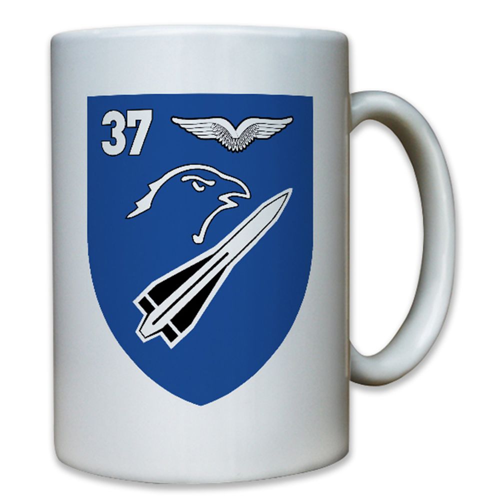 FlaRakBtl 37 Flugabwehr Schwingen Hawk Militär Wappen Abzeichen - Tasse #8483