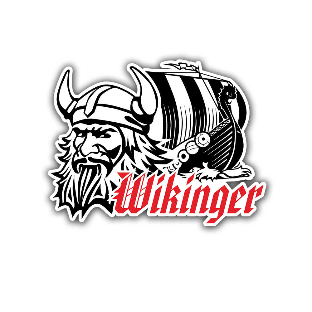 Viking sticker early Middle Ages men north and 35x27cm # A5467