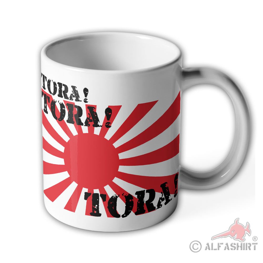 Mug Japan Tora Tora Tora Flag Sun Naval Base Pearl #42485