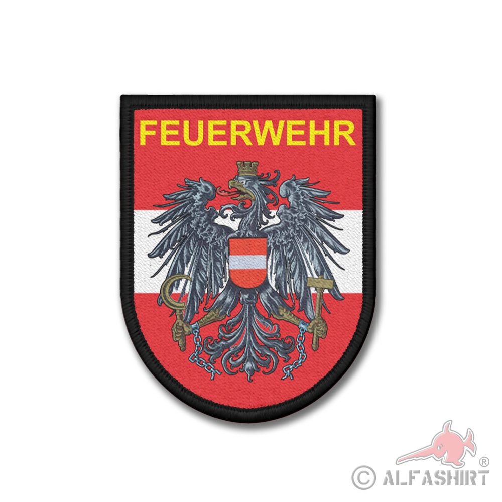 Patch Feuerwehr Österreich Wappen Tier Adler Brand NFS#37314