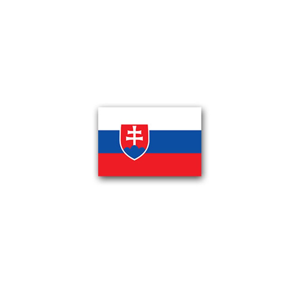 Aufkleber/Sticker Slowakei Flagge Slovensko Slowakische Republik 5x7cm A3008