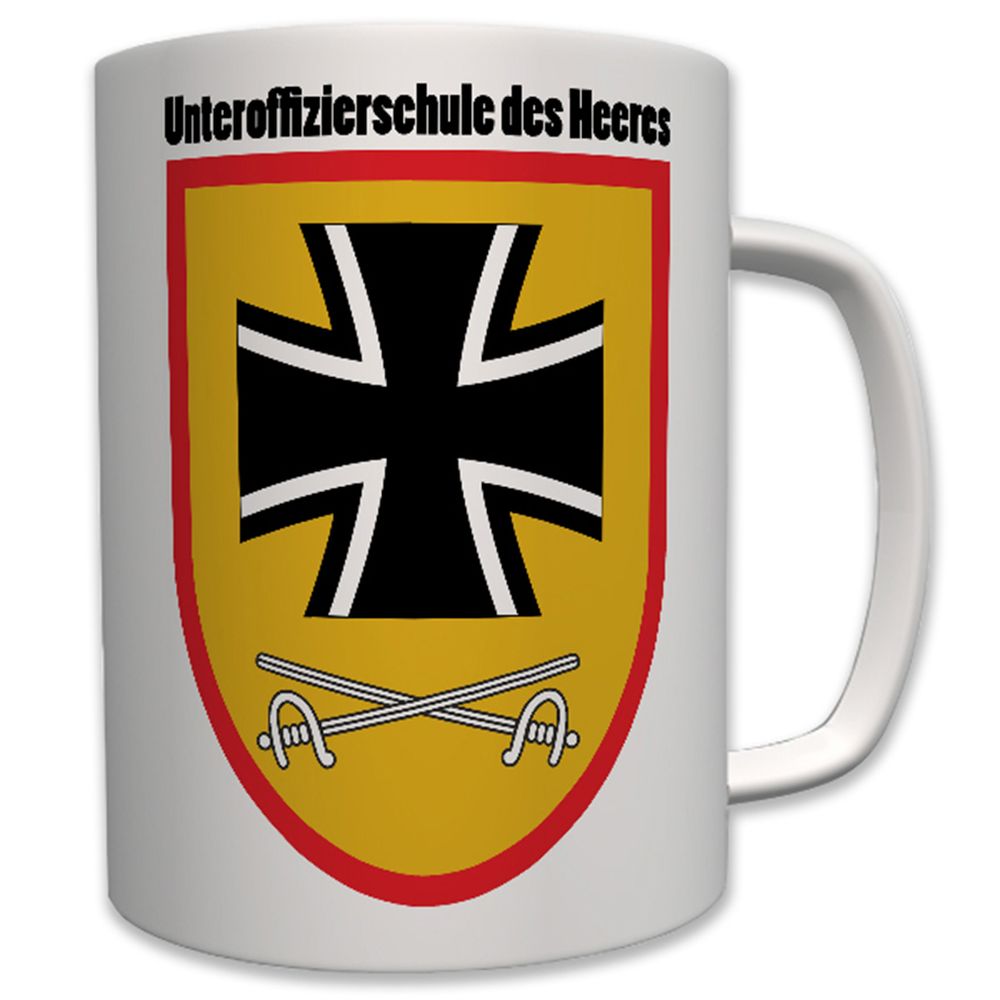 Unteroffizierschule Heeres Bundeswehr Wappen Abzeichen - Tasse #6332