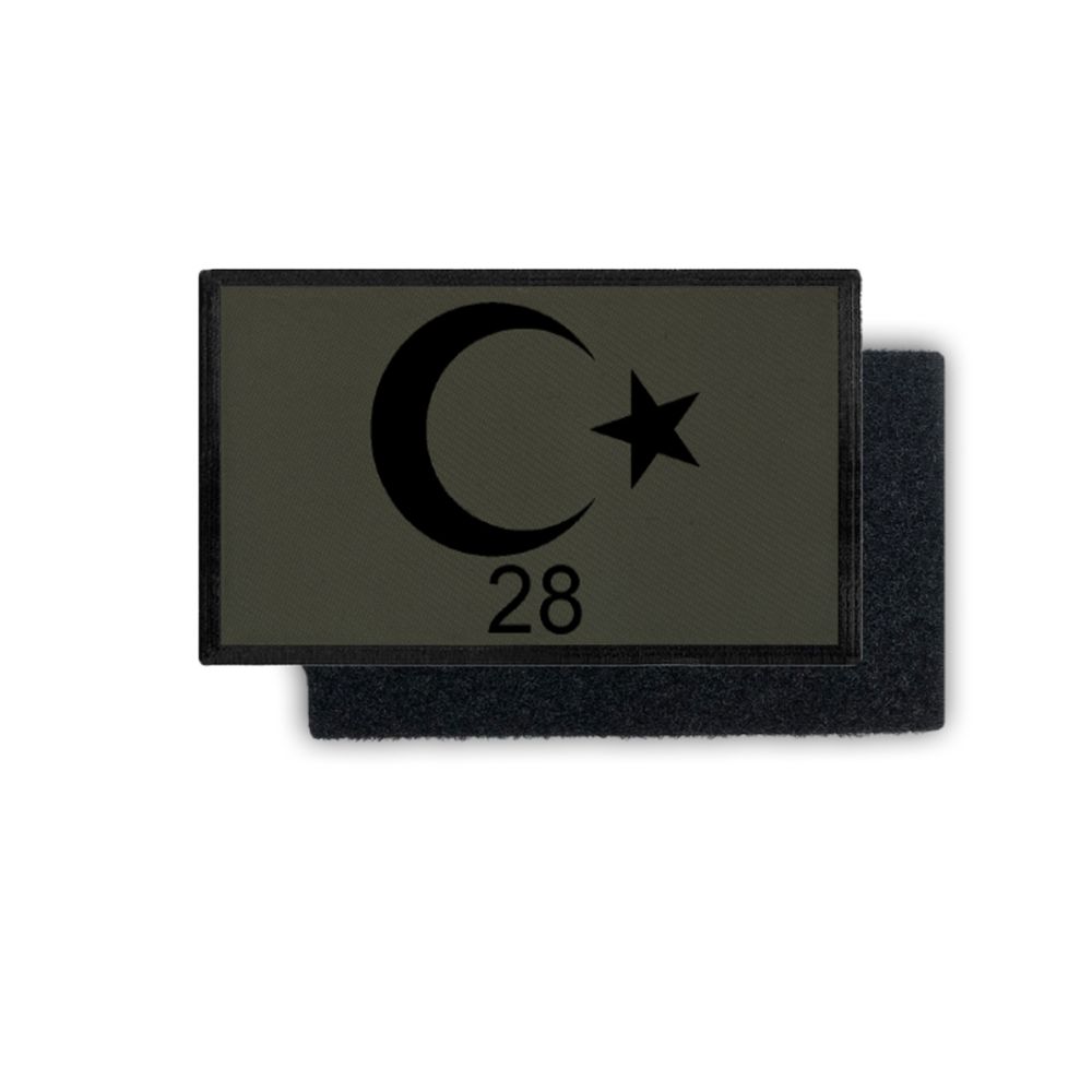 Patch Türkei Army 28 Türkiye Flagge Türke Stern Zahl Kundenwunsch #31257