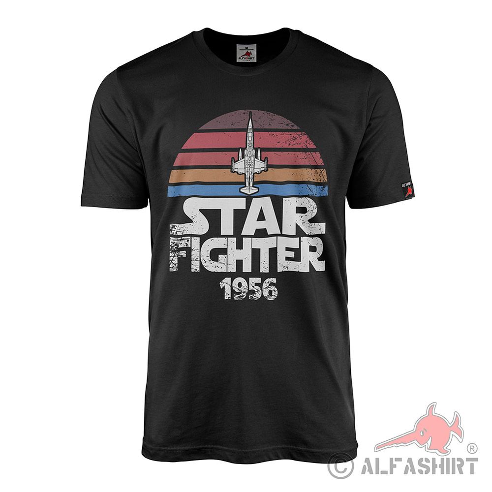 Starfigter F104A Fighter Jet Air Force 1956 Retro T-Shirt#45915