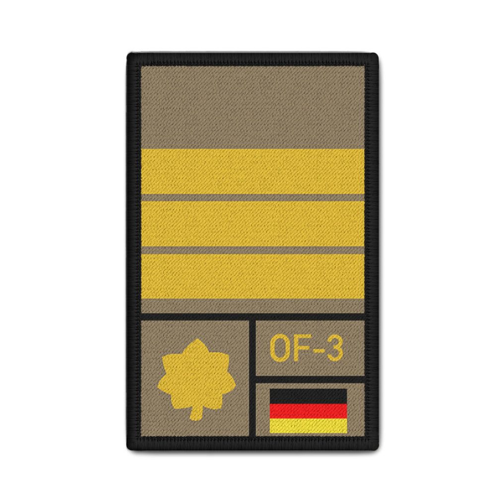 Rank Patch Bundeswehr Heer Luftwaffe Marine Sand #BW-Patch