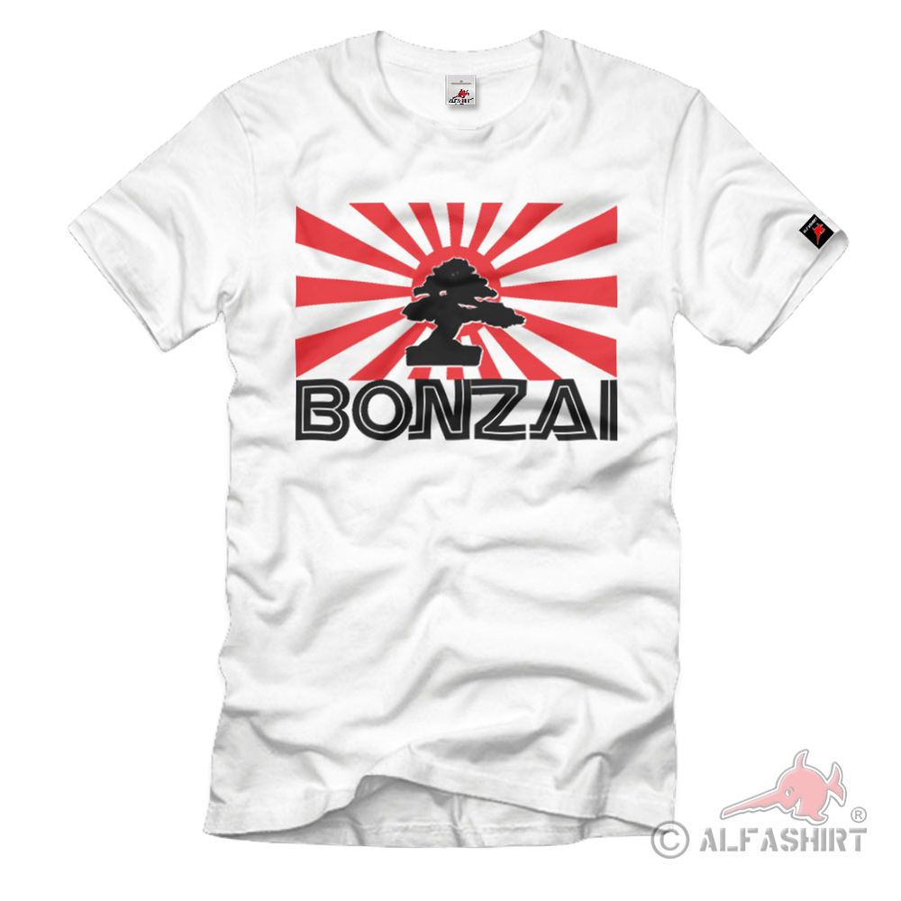 Samurai Japan Bonzai Kamikaze Flagge Fahne - T Shirt #672
