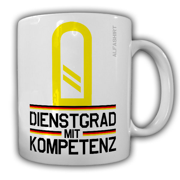 Tasse Obergefreiter Marine Dienstgrad Bundeswehr OGerf Schulterklappe #20719