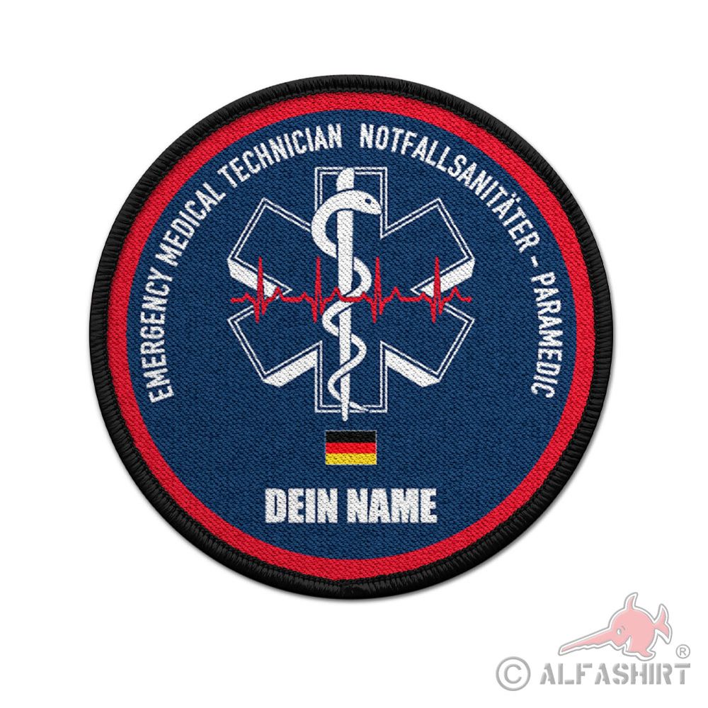 Patch personalisiert Emergency Medical Technician Germany German DEU #42951