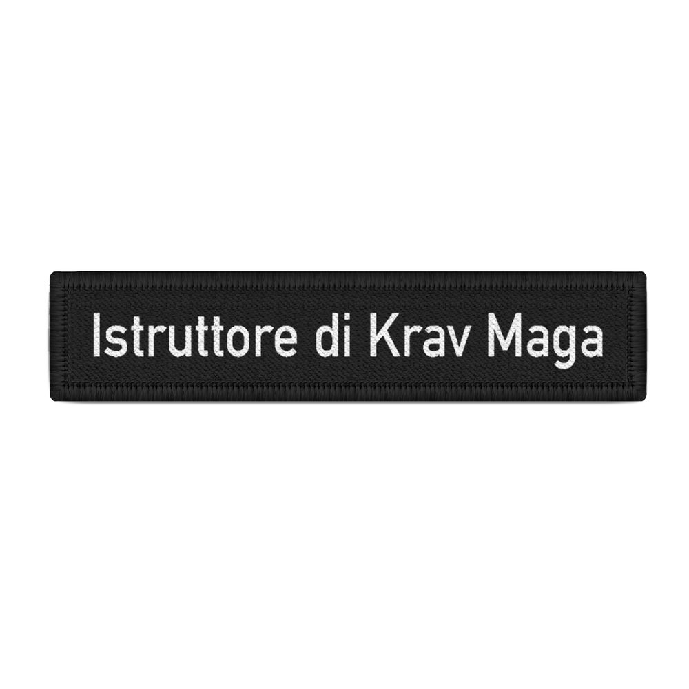 Namens-Schild Istruttore di Krav Maga Patch  Aufnäher Abzeichen#32867