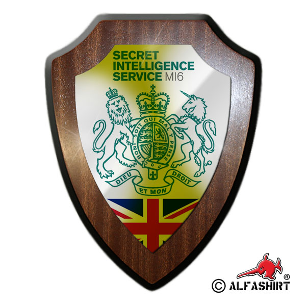 MI6 Secret Intelligence Service Crests Logo Badges England Wall Sign # 17094