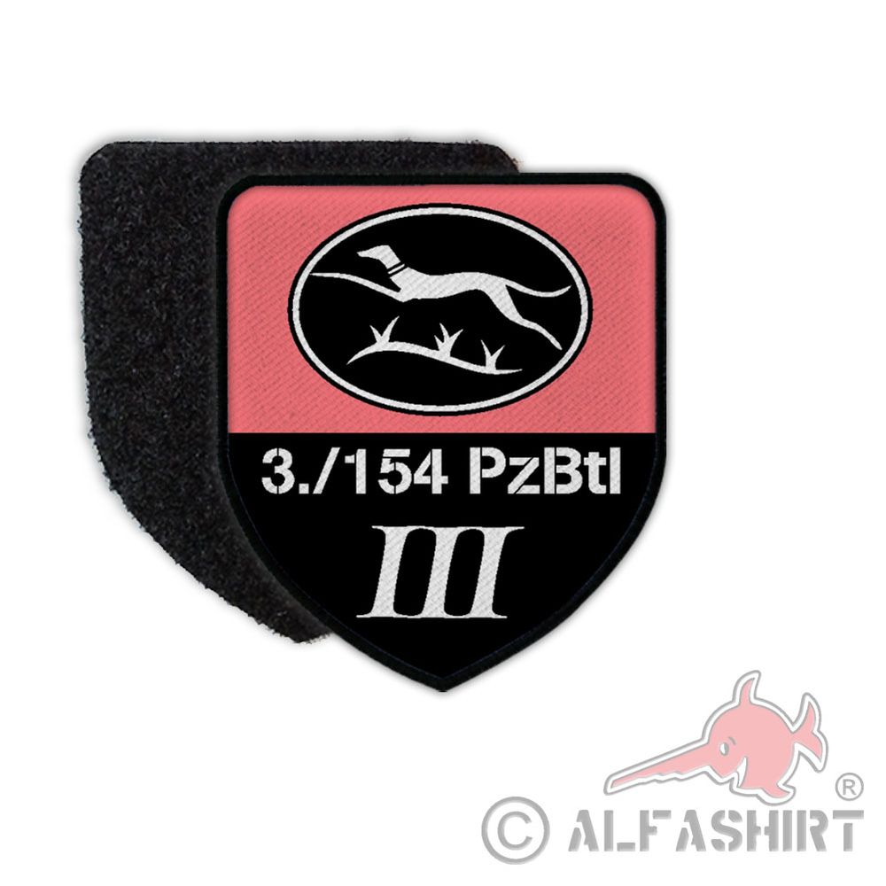 Patch III Zug 3 PzBtl 154 Westerburg Leopard 2A4 Panzer Battalion Greyhound # 34062