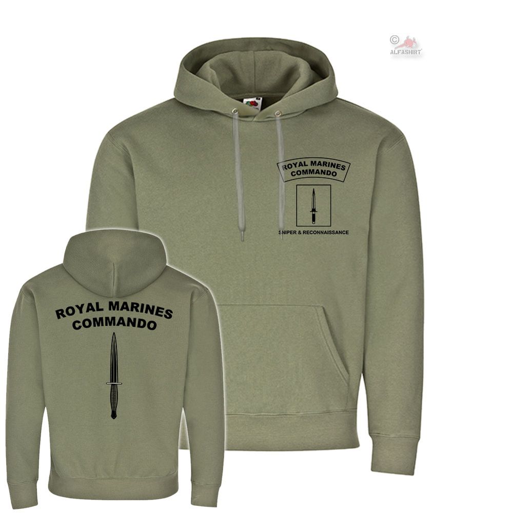 Royal Marines Commando England Special Unit Commands Secret Hoodie # 19995