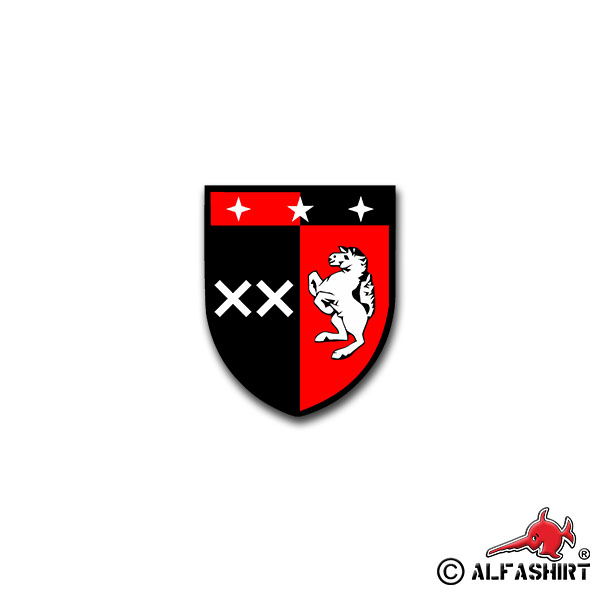 Sticker PzBtl 204 Tank Battalion Military Unit Tank 7x6cm A1462