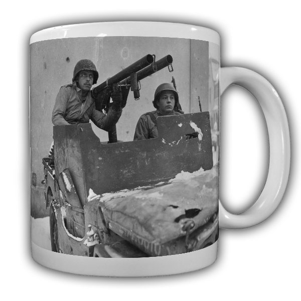 Tasse WW2 Fototasse Us Army Panzerzug Geländewagen Fahrzeug #22217