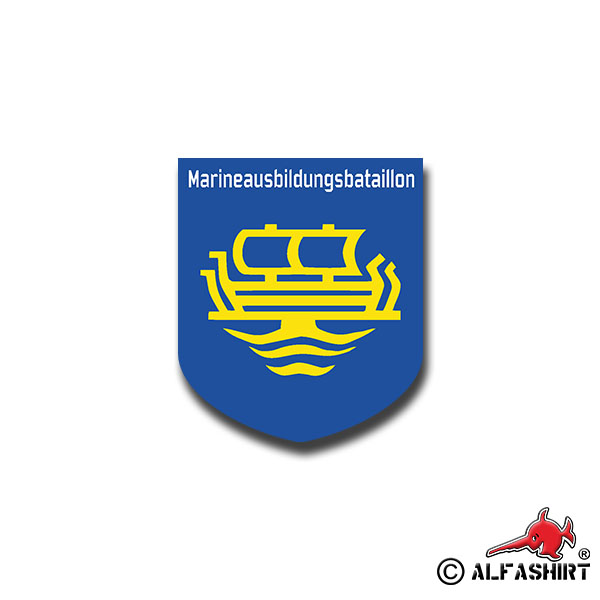Aufkleber/Sticker Marineausbildungsbataillon Marine Lehrkompanie 6x7cm A1407