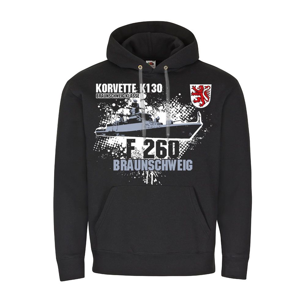 Hoodie F260 Braunschweig Klasse Korvette K130 Marine Bundeswehr Schiff #24870