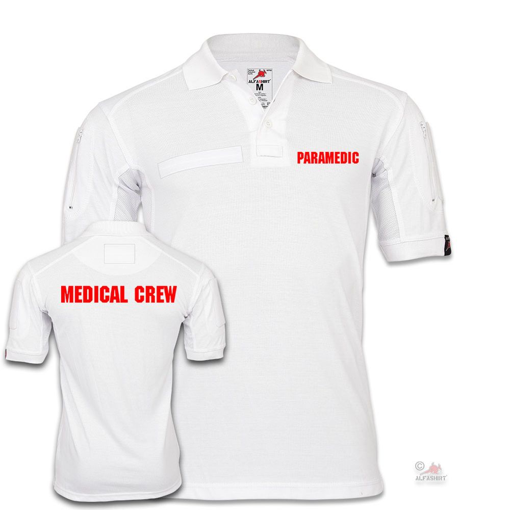 Tactical Polo Medical Crew Doctor Rescue Paramedic # 26345