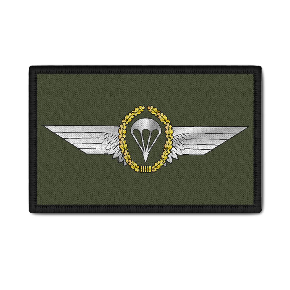 Patch parachutist badge BW paratrooper uniform 9.8x6cm # 31238
