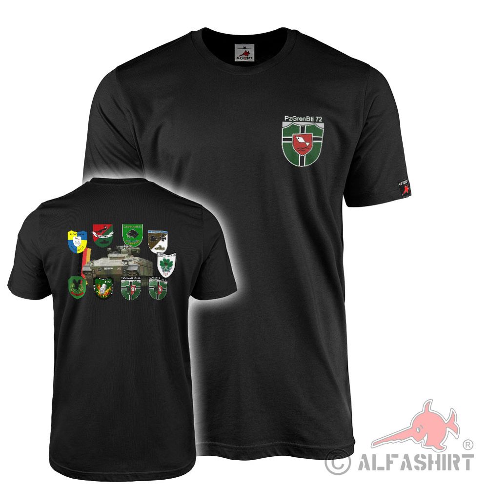 PzGrenBtl 72 Großverband Heer Panzerlehrbrigade Panzerbrigade T-Shirt #32006