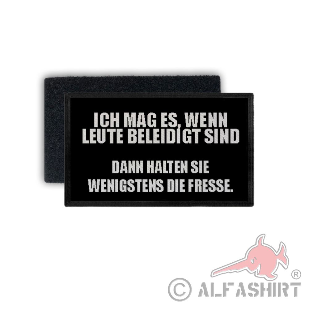 Patch When People Are Offended Statement Fun Humor Saying 7.5x4.5cm # 34404