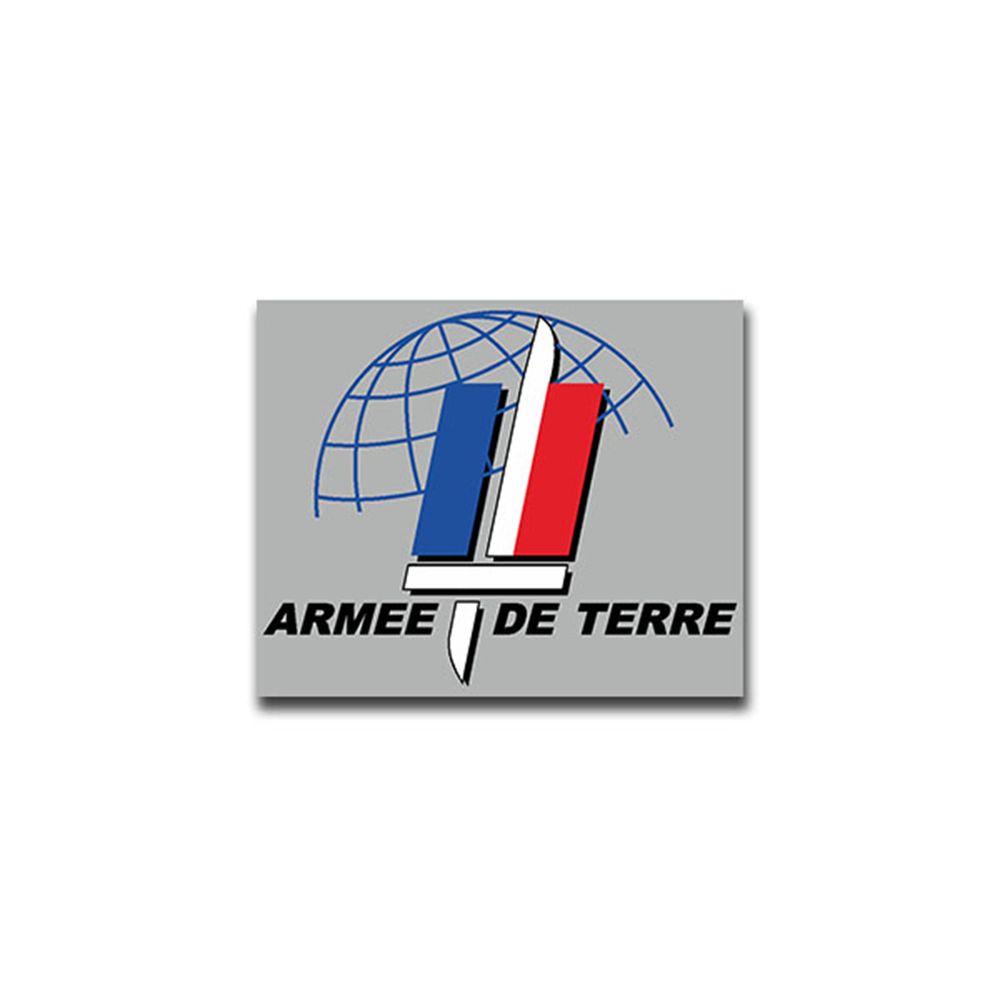 Aufkleber/Sticker Armee de Terre Landstreitkräfte Frankreich Militär 7x8cm A1472