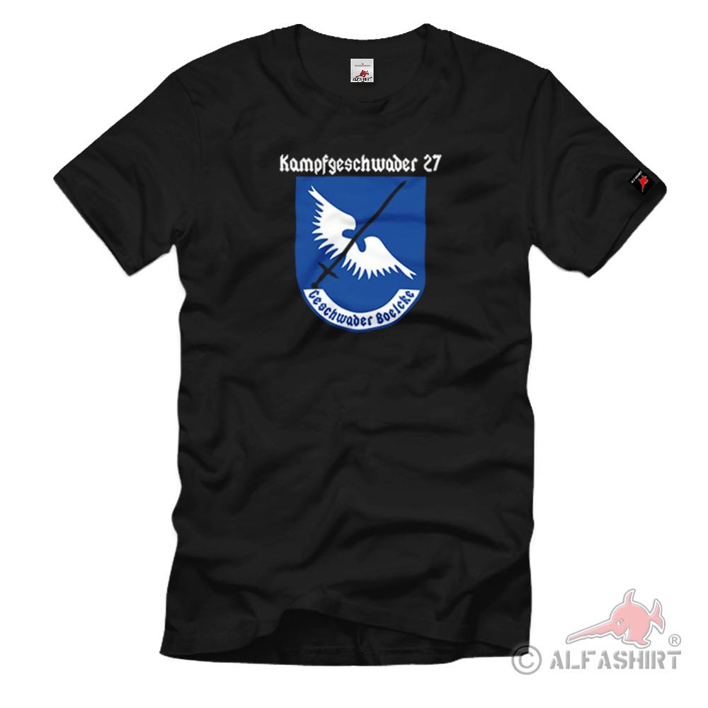 Kampfgeschwader 27 Ergänzungs Gruppe 4 Luftwaffe Boelcke Luftwaffe T Shirt #1078