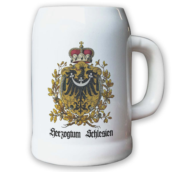 Krug / Bierkrug 0,5l - Herzogtum Schlesien Kurfürstentum Österreich Herzog #9466