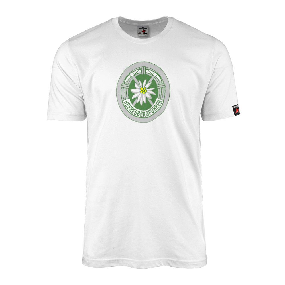 Heeresbergführer Abzeichen Edelweiß Gebirgsjäger Einheit GebJg - T Shirt #387