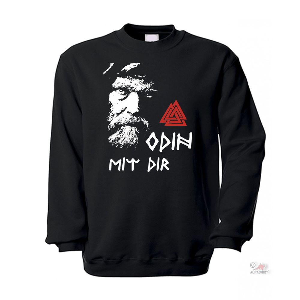 Sweater ODIN with YOU Viking God All-Father Wanderer Valhall Warrior # 18342