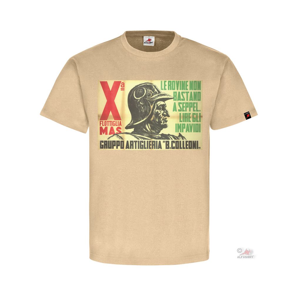 X Flottiglia MAS - Gruppo artiglieria B Colleoni Italien Marine T-Shirt #32216