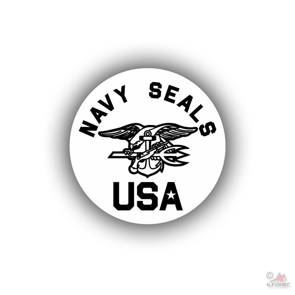 Navy Seals BIG United States Badge Logo Crest Special 45x45cm # A4612