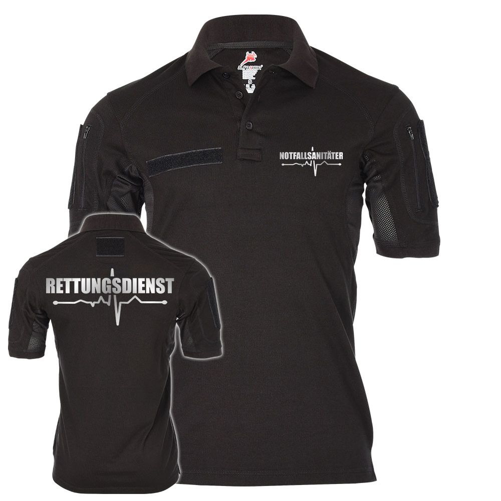Notfallsanitäter Rettungsdienst Polo (reflektierend) #24674