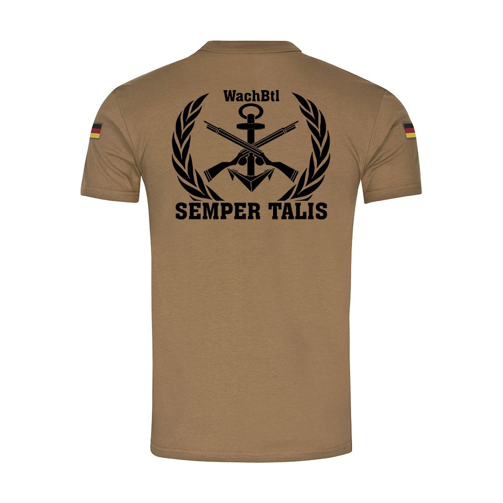 BW Tropen 4 WachBtl BMVg Semper talis Siegburg Object Protection Marine T-shirt # 32466