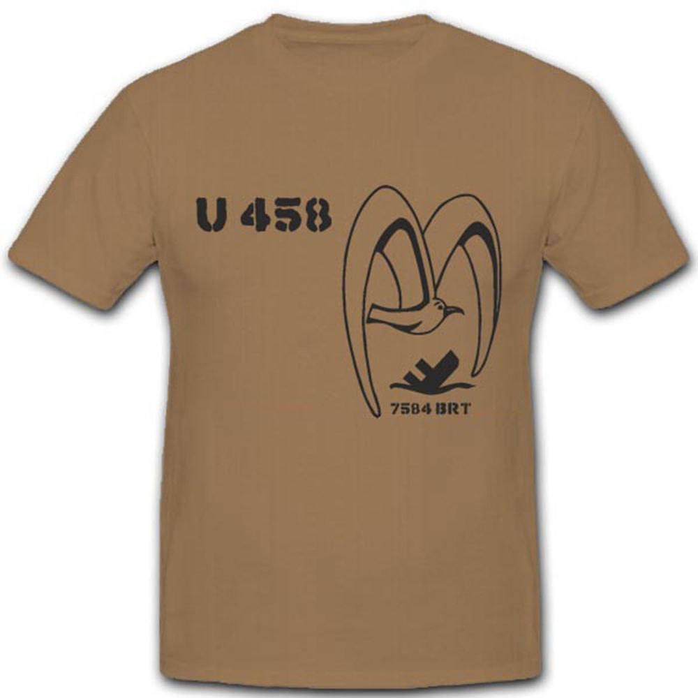 UBoot 458 U458 Wh Wk Untersee Marine Schlachtschiff Einheit T Shirt #3126