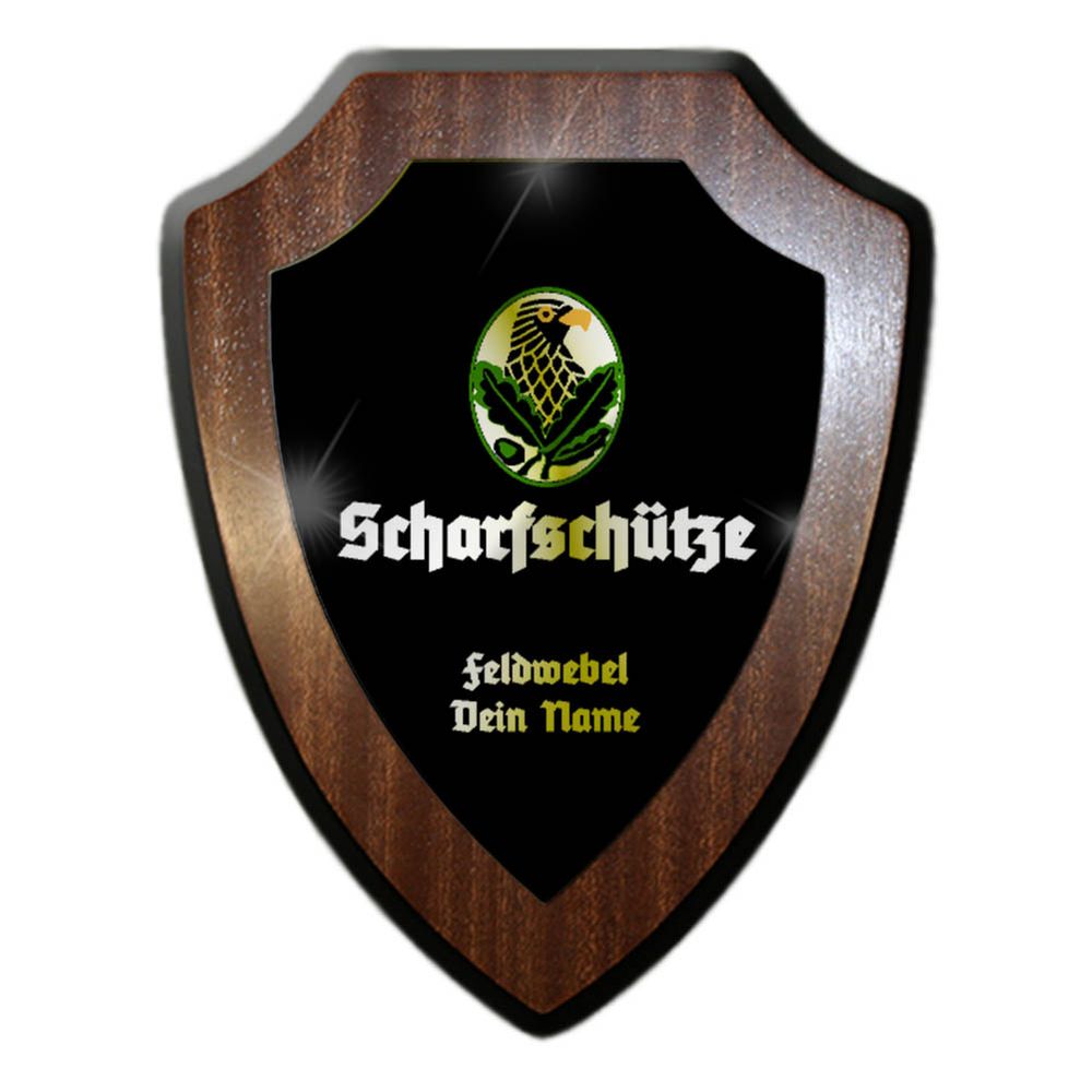 Blazer Sniper Personalized Coat of Arms Wall shield Bundeswehr # 31085