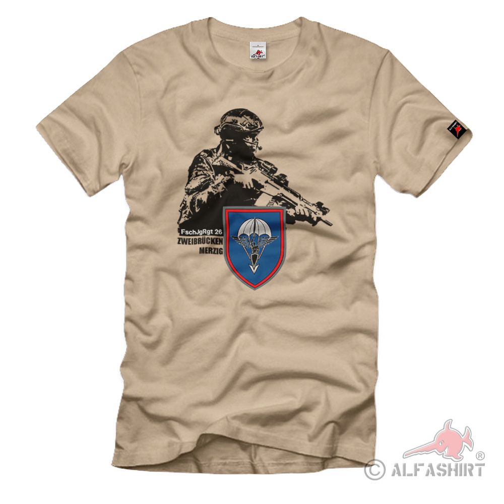 FschJgRgt 26 Soldat Fallschirmjägerregiment Zweibrücken Merzig EGB T-Shirt#37397