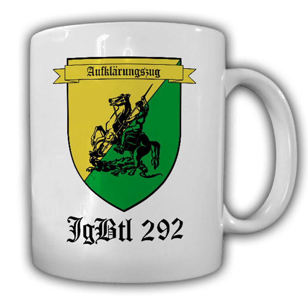 Aufklärungszug JgBtl 292 Bundeswehr Jäger Bataillon Ritter Drache - Tasse #14710