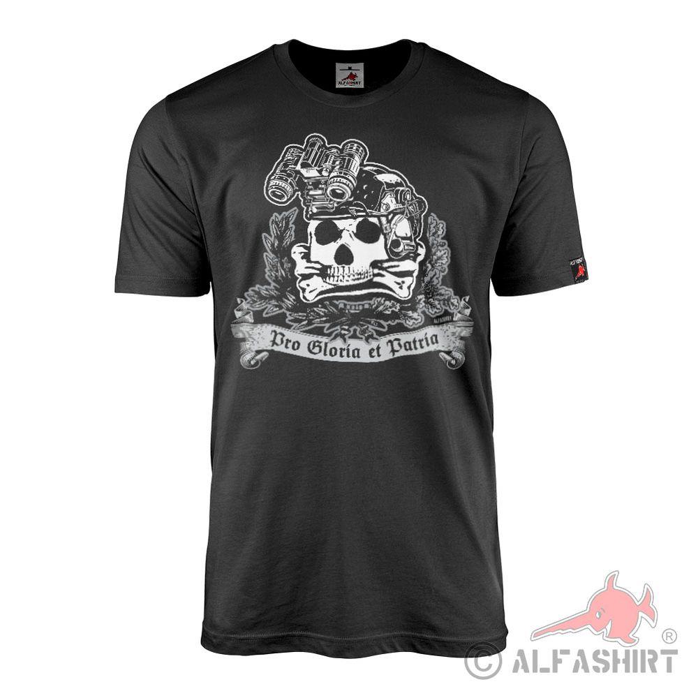 German HUSAR Operator Skull Totenkopf Preußen NSG Tactical Pro T-Shirt #44475