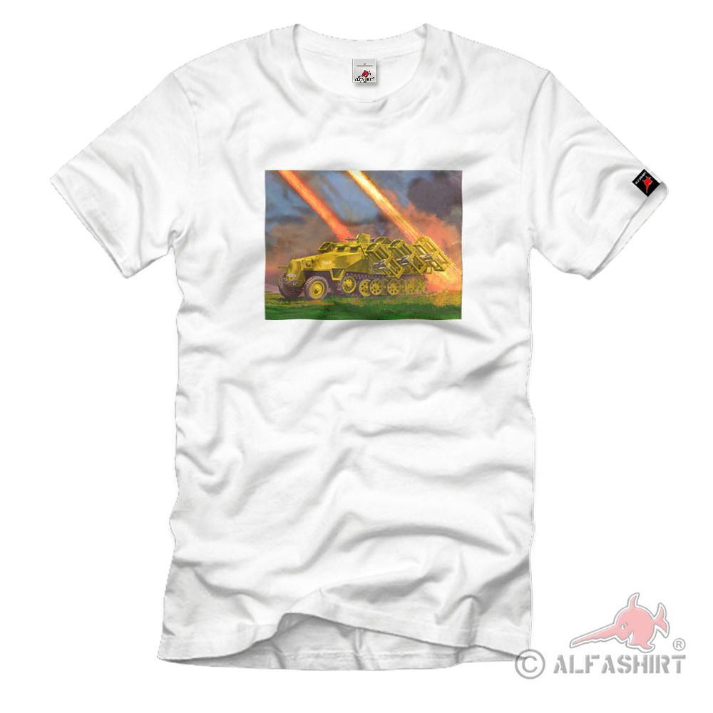 Rakete Thor Wh Fahrzeug Raketen Wurfrahmen 40 Wk Panzer - T Shirt #2815