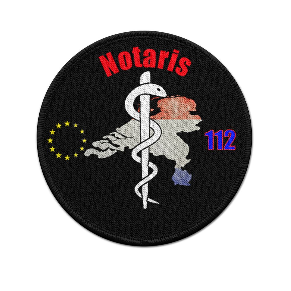 Notaris 112 Netherlands Ambulance Service Reddingsdienst Ambulance Patch # 34053