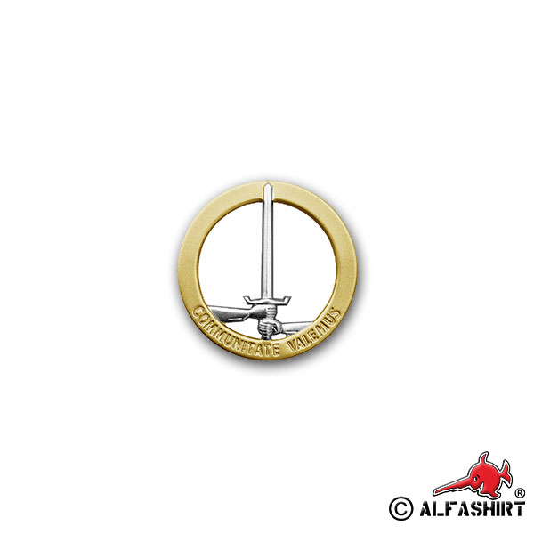 Aufkleber/Sticker Barettabzeichen Deutsch Niederländisches Korps 7x7cm#A2314