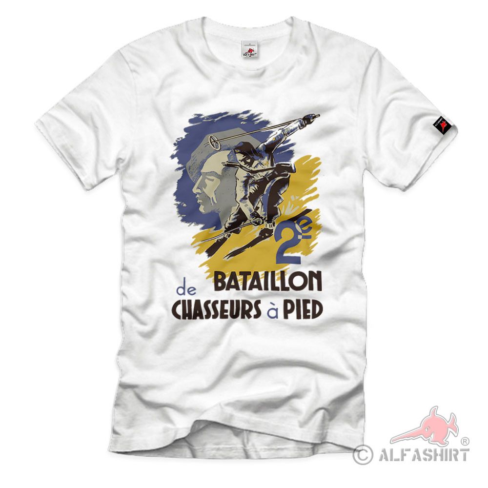 2e bataillon de chasseurs á pied T-Shirt